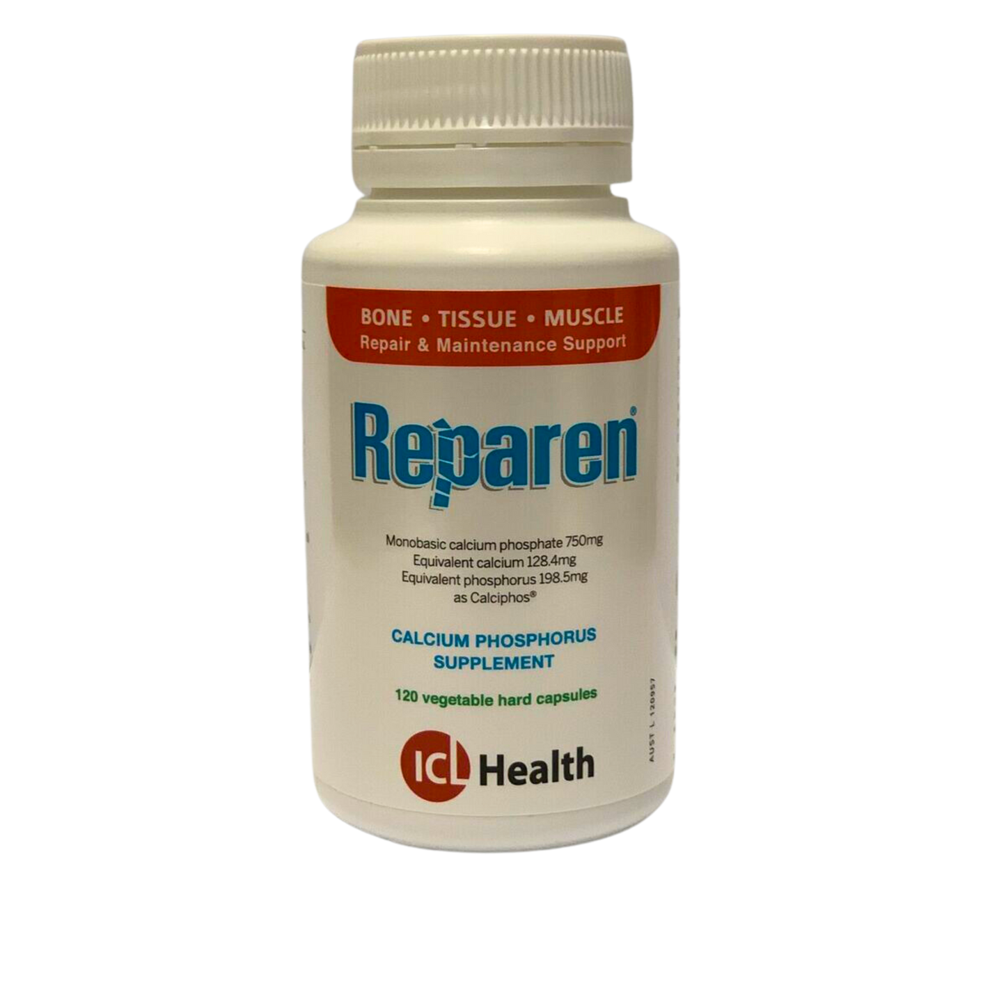 REPAREN Ionic Monobasic Calcium Phosphate- Bones, Tissues, Muscles 120 Caps