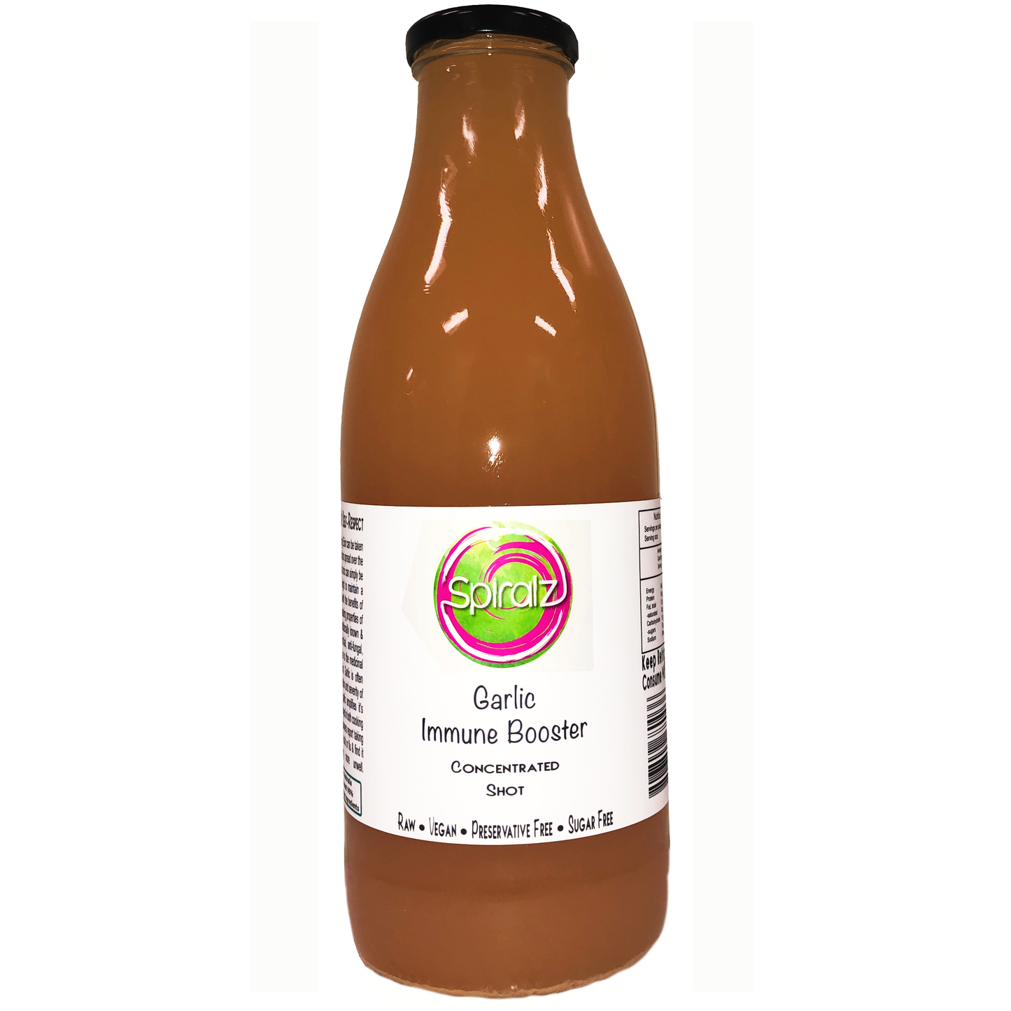 Spiralz Organic Garlic Immune Boosting Concentrated Shots