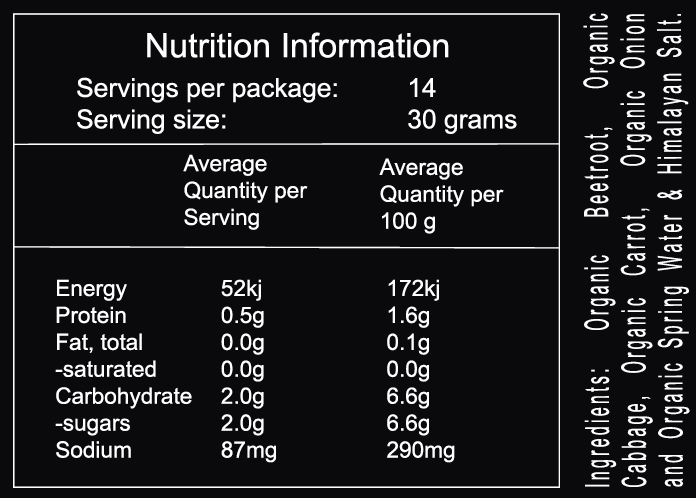 Spiralz Organic Fermented Spanish Beetroot