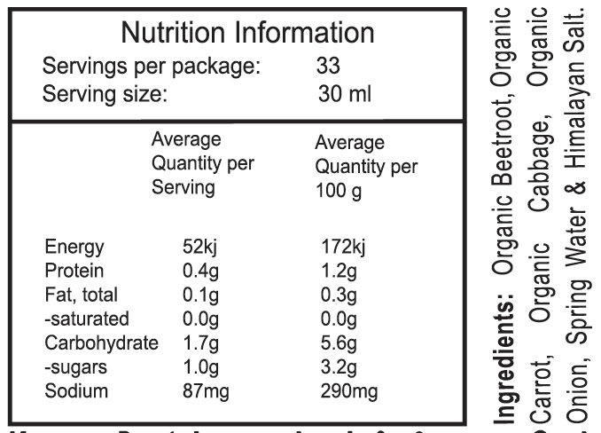 Spiralz Organic Spanish Beet Kvass