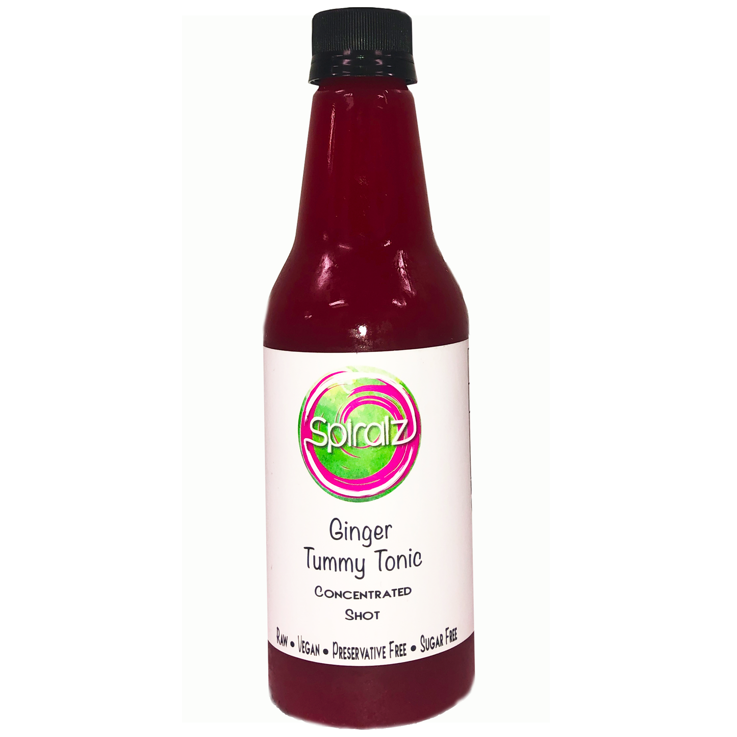 Spiralz Organic Ginger Tummy Tonic Concentrated Shots