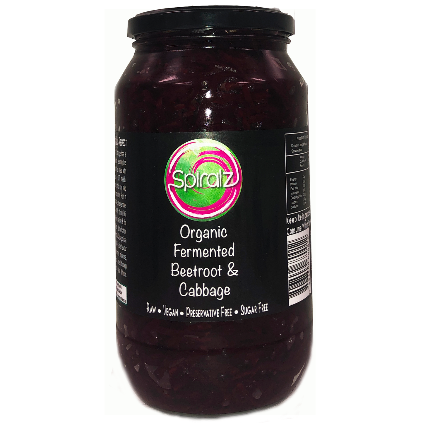 Spiralz Organic Fermented Beetroot & Cabbage