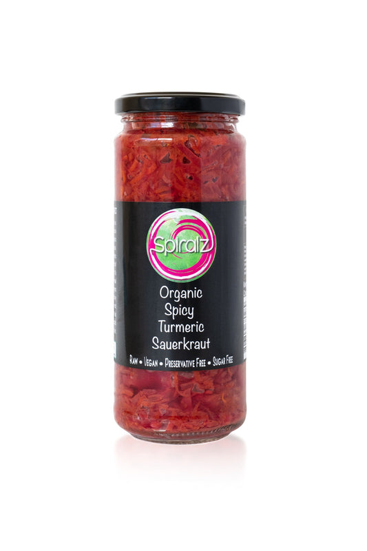 Spiralz Organic Spicy Turmeric Sauerkraut